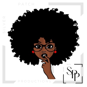 UV DTF Afro-Amerikaanse mooie vrouw bijtende vingerafdruk Klaar om permanente zelfklevende sticker aan te brengen Cups Telefoonhoesjes Bril Auto's