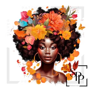 UV-DTF-sticker Afro-Amerikaanse mooie vrouw Vrolijk ontwerp Print klaar om aan te brengen Permanente zelfklevende bekers Telefoonhoesjes Bril Auto's
