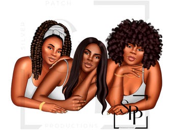 Sublimation Transfer Black Woman Sistas In White Ready to Apply Cup Mug Tumblers Shirts