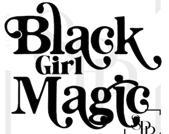 UV DTF Aufkleber Black Girl Magic Print bereit, permanent klebende Tassen Telefonkästen Gläser Autos anzuwenden