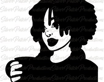 Dreadlocks Kaffee Tee amerikanische Frau permanent Vinyl Aufkleber Auto Fenster Laptop Glas Tumbler Becher