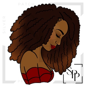 UV DTF Decals Afro-Amerikaanse mooie vrouw In gebed Gedachte Print Klaar om permanente zelfklevende cups toe te passen Telefoonhoesjes Brillen Auto's