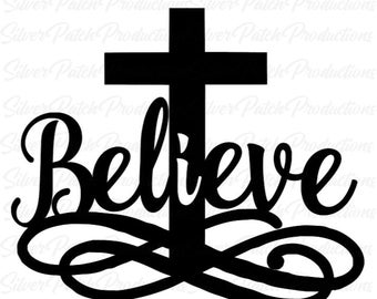 Glauben Cross religiöse permanent Vinyl Aufkleber Auto Fenster Laptop Glas Tumbler Becher