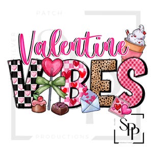 UV-DTF-sticker Valentine Vibes Print Klaar voor gebruik Permanente zelfklevende cups Telefoonhoesjes Brillen Auto's