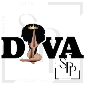 UV DTF-sticker African American Woman Afro Diva Print Klaar om permanente zelfklevende cups aan te brengen Telefoonhoesjes Brillen Auto's