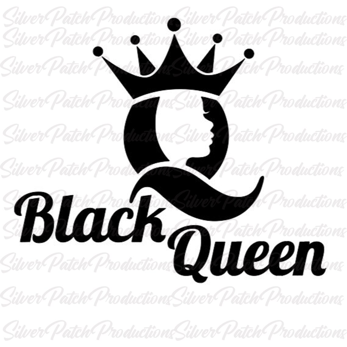 Black Queen Permanent Vinyl Decal Car Window Laptop Glass Etsy