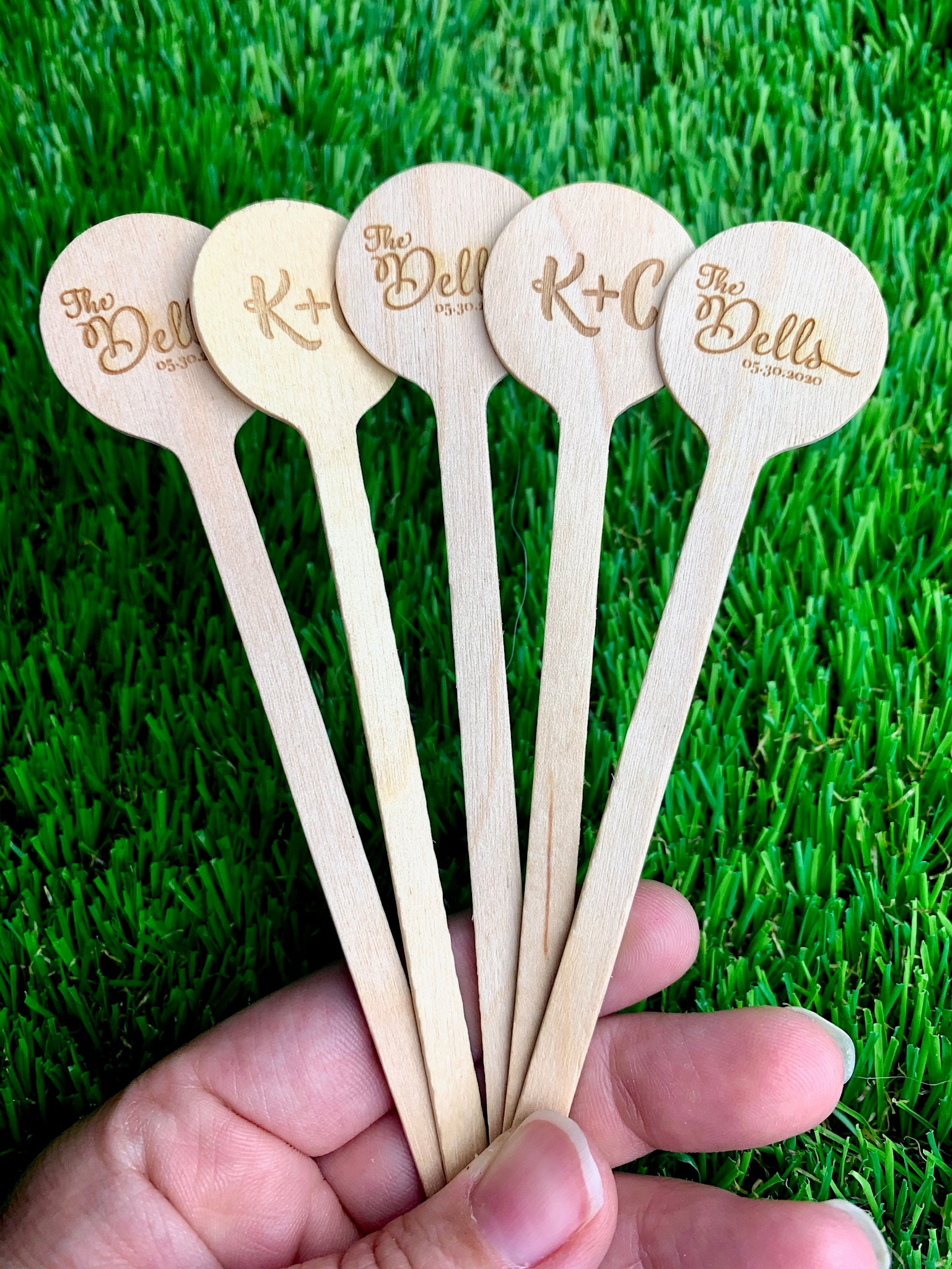 50 Custom Wood Engraved Stir Sticks Cocktail Sticks Wedding Etsy UK