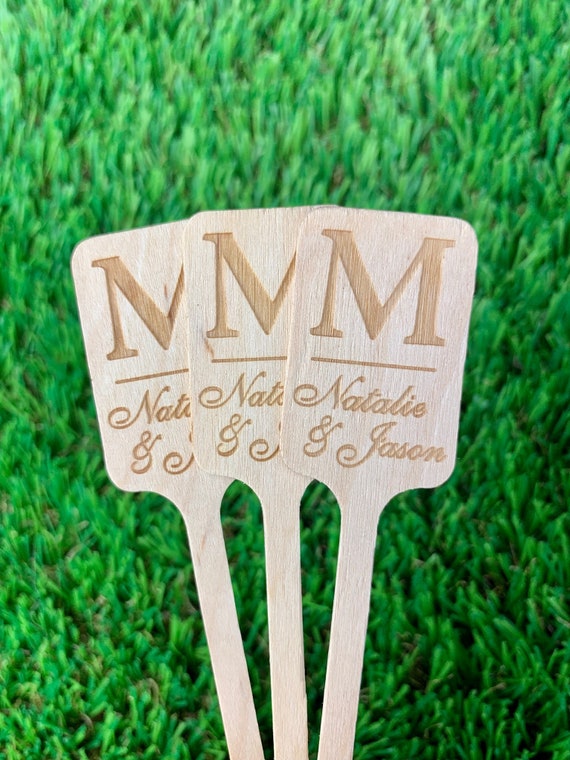 Custom Logo & Company Name Square Plastic Stir Sticks