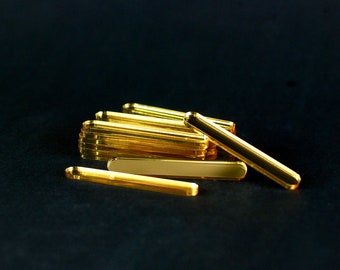 24 GOLD Mirror Reusable Acrylic Cakesicle Popsicle Sticks (Sets of 24)