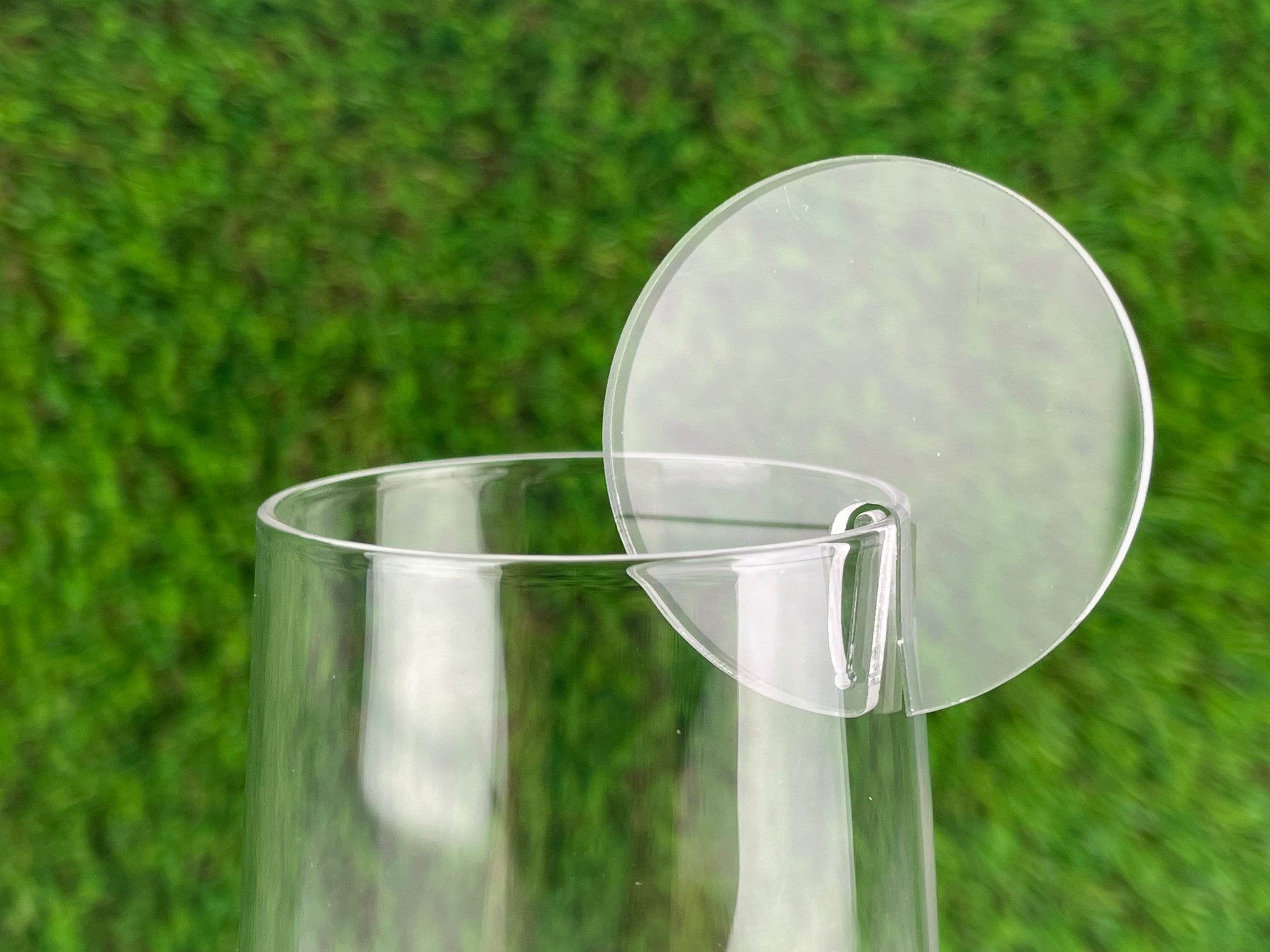 BLANK Escort Card Rounds, CLEAR Acrylic Drink Name Tag Rounds, Stemless ...