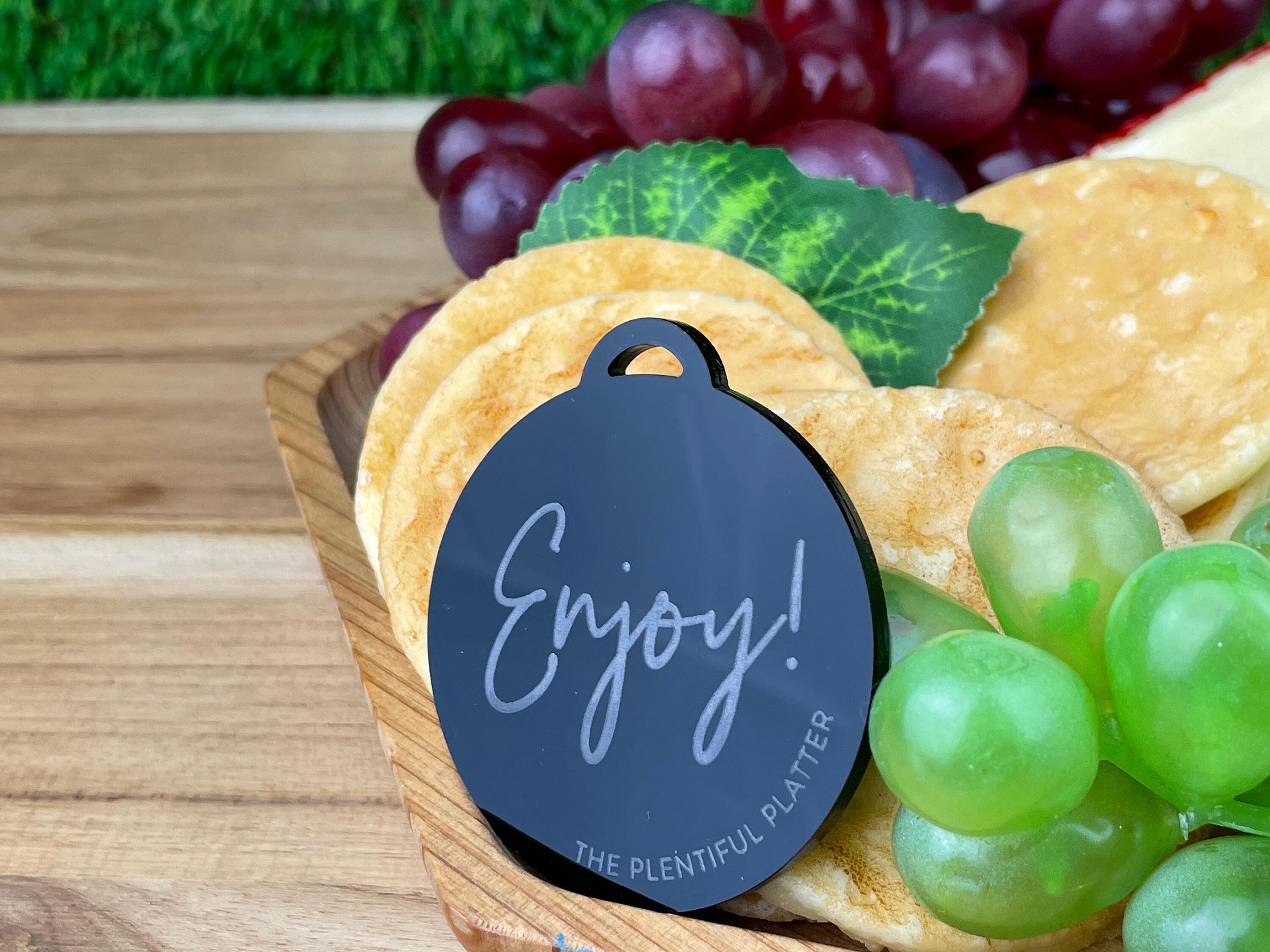 Personalized Acrylic Tags Custom Gift Box Tag Laser Engrave Etsy