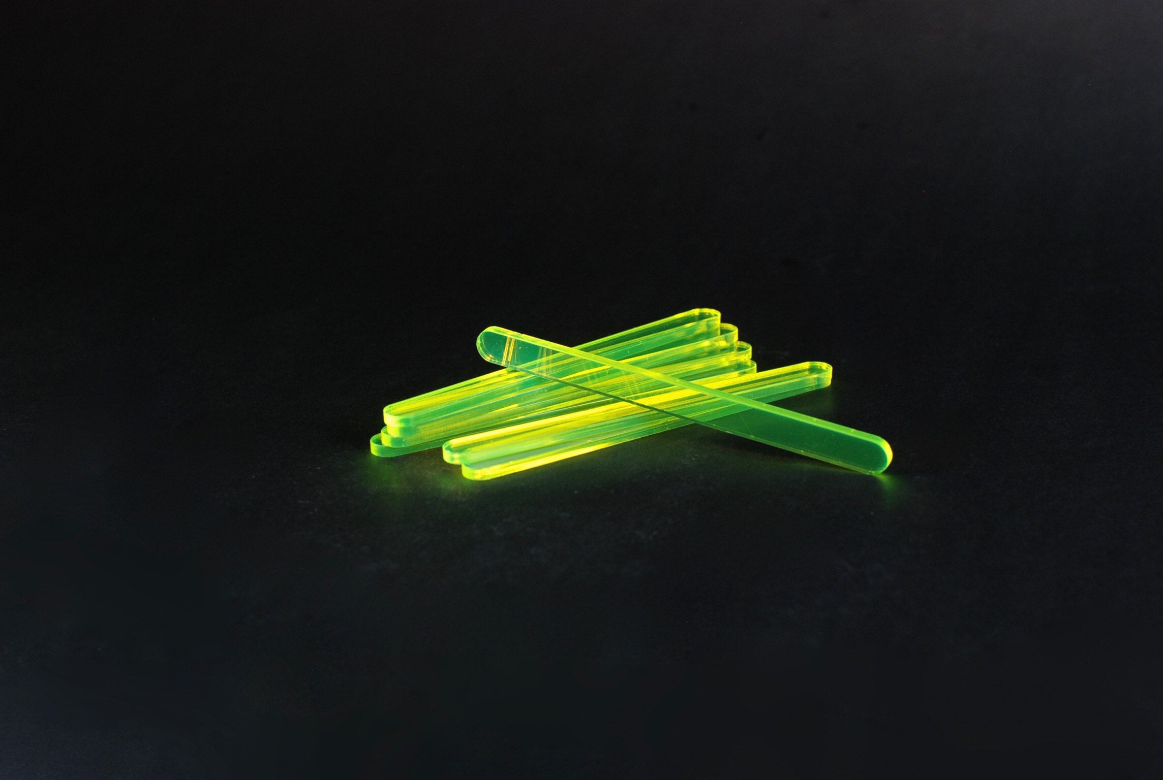 Acrylic Popsicle Sticks- Light Green/ Sage
