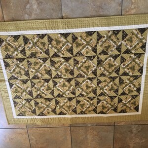 Contemporary Quilted Throw #33