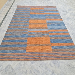 Living room rug, kilim rug, wool rug, flatweave rug, office rug, entryway rug, personalized rug, 8x10 rug, 9x12 rug, large area rug, 10x14