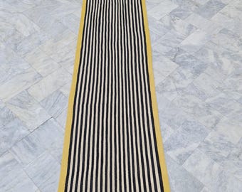Stair runner rug, stair carpet, kilim runner rug, dhurrie runner rug, custom size runner, custom colours runner, wool runner rug, flatweave