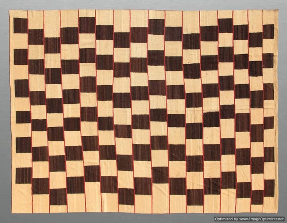 Brown and beige rug, checkered rug, 8x10 area rug, 9x12 rug, large area rug, designer rug, 6x9 rug, office rug, living room rug, 10x14 rug.