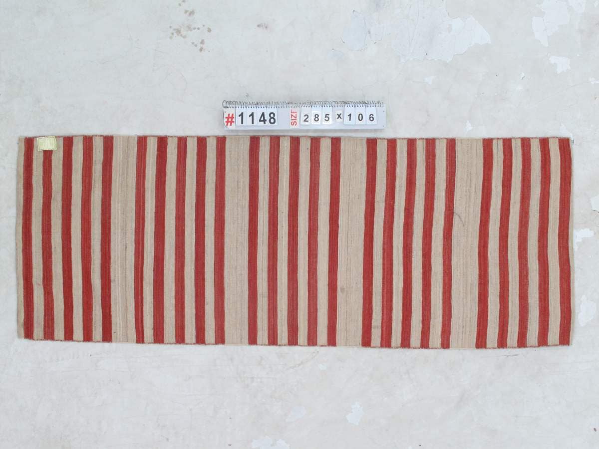 Red and White Runner Rug, Long Carpet, White and Red Rug Runner, Flat Weave Runner Rug, Kilim