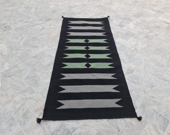 Rug runner, long area rug, personalized runner, kitchen rug, office rug, hallway rug, stair runner, stair carpet, minimalist stair runner.
