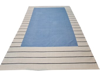 Handmade Wool Kilim Rug, Flat Weave, Custom Size