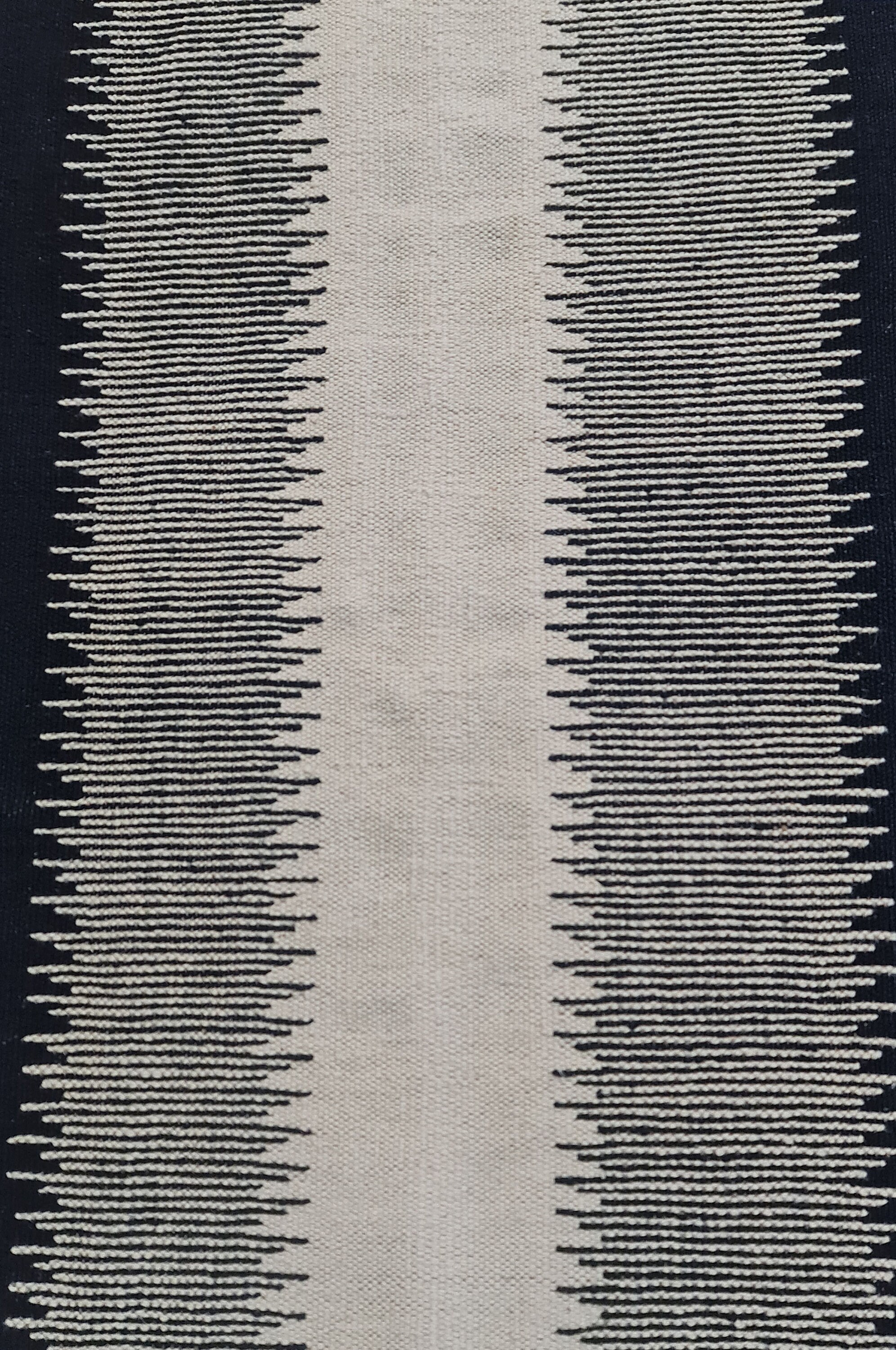 Designer Runner Rug, Rug Runner, Black and off White Runner Rug, Custom ...