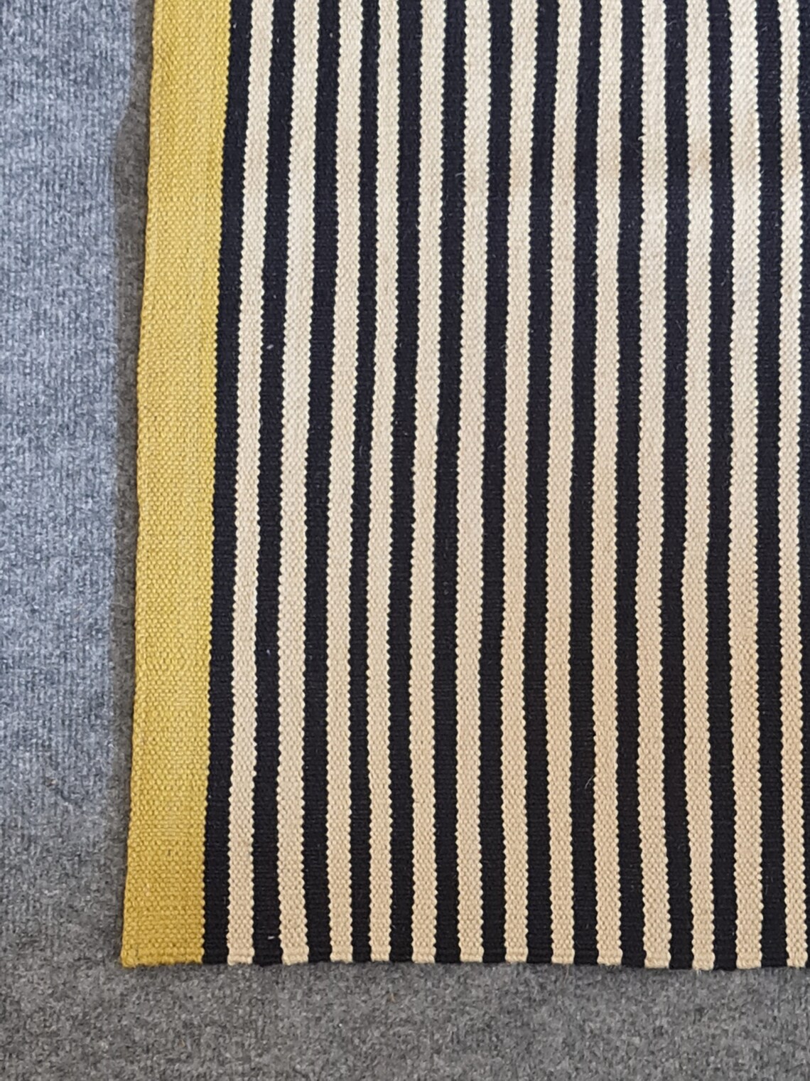 Rug Runner, Custom Runner, Hallway Rug, Black and White Runner, Wool ...
