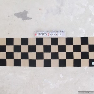Checkered rug, custom rug, runner rug, wool rug, kilim rug, checkered runner rug, hallway rug, entryway rug, corridor rug, personalized rug