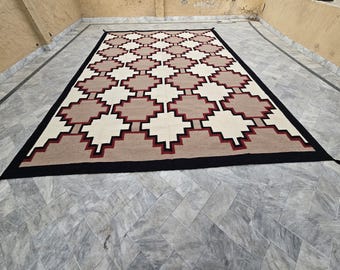 Southwestern rug, traditional Navajo rug, living room rug, large area rug, 8x10 rug, 9x12 rug, 8x12 rug, custom rug, bespoke rug, 6x9 rug