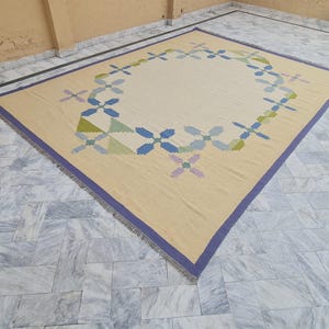 Large area rug, kilim rug, Scandinavian rug, dhurrie rug, custom rug, 8x10 rug, 9x12 rug, 6x9 rug, personalized rug, contemporary rug, 5x7