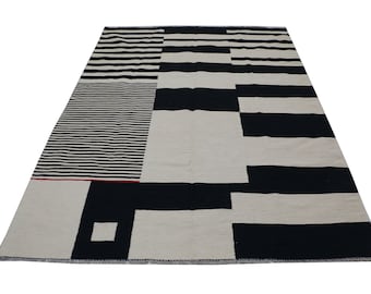 Alfombra de área 8x10, alfombra de área grande, alfombra kilim 8x10, alfombra de sala de estar, alfombra 8x10