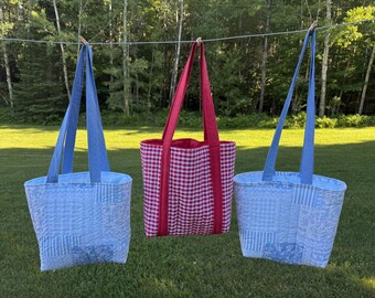 Sac fourre-tout matelassé - Sac fourre-tout fait main - Cadeau parfait pour un professeur, une maman, un ami