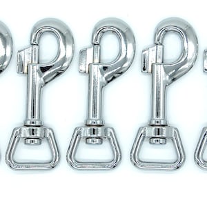 5x snap hooks 20 mm large