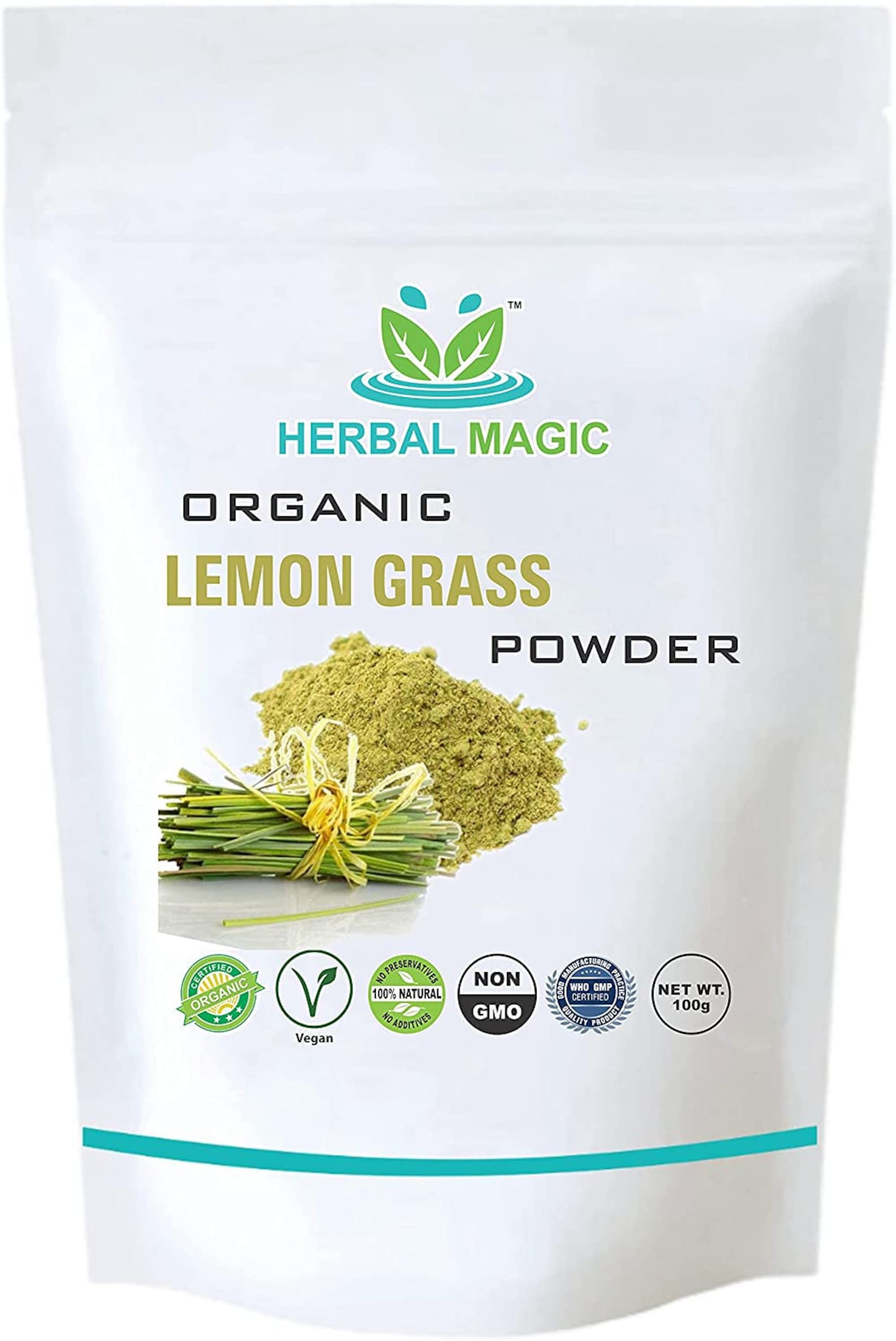 Herbal Magic Lemon Grass Powder 100 Pure & Natural No Etsy