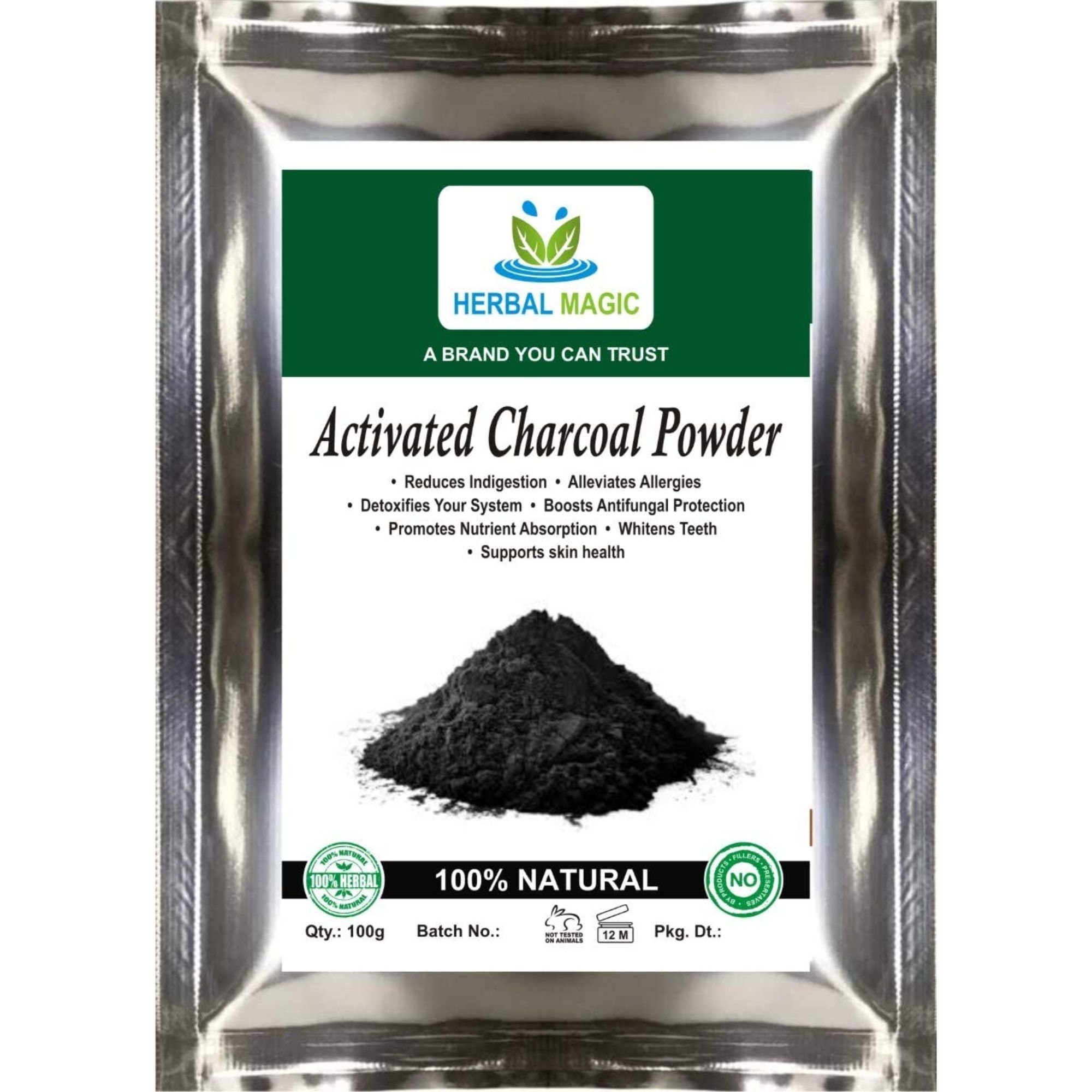 100 Natural Activated Charcoal Powder Hardwood Excellent Etsy