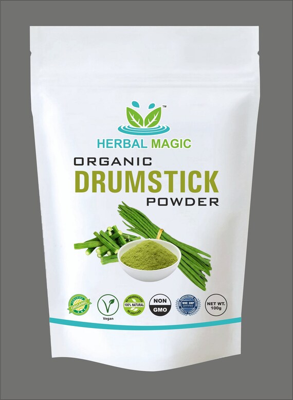 100g Certified Organic Drumstick Powder Moringa Pod Etsy
