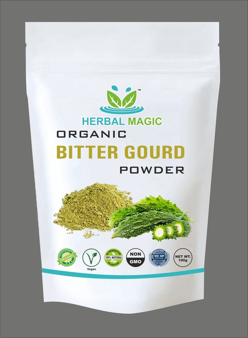 100g Certified Organic Bitter Gourd Powder non gmo vegan not Etsy