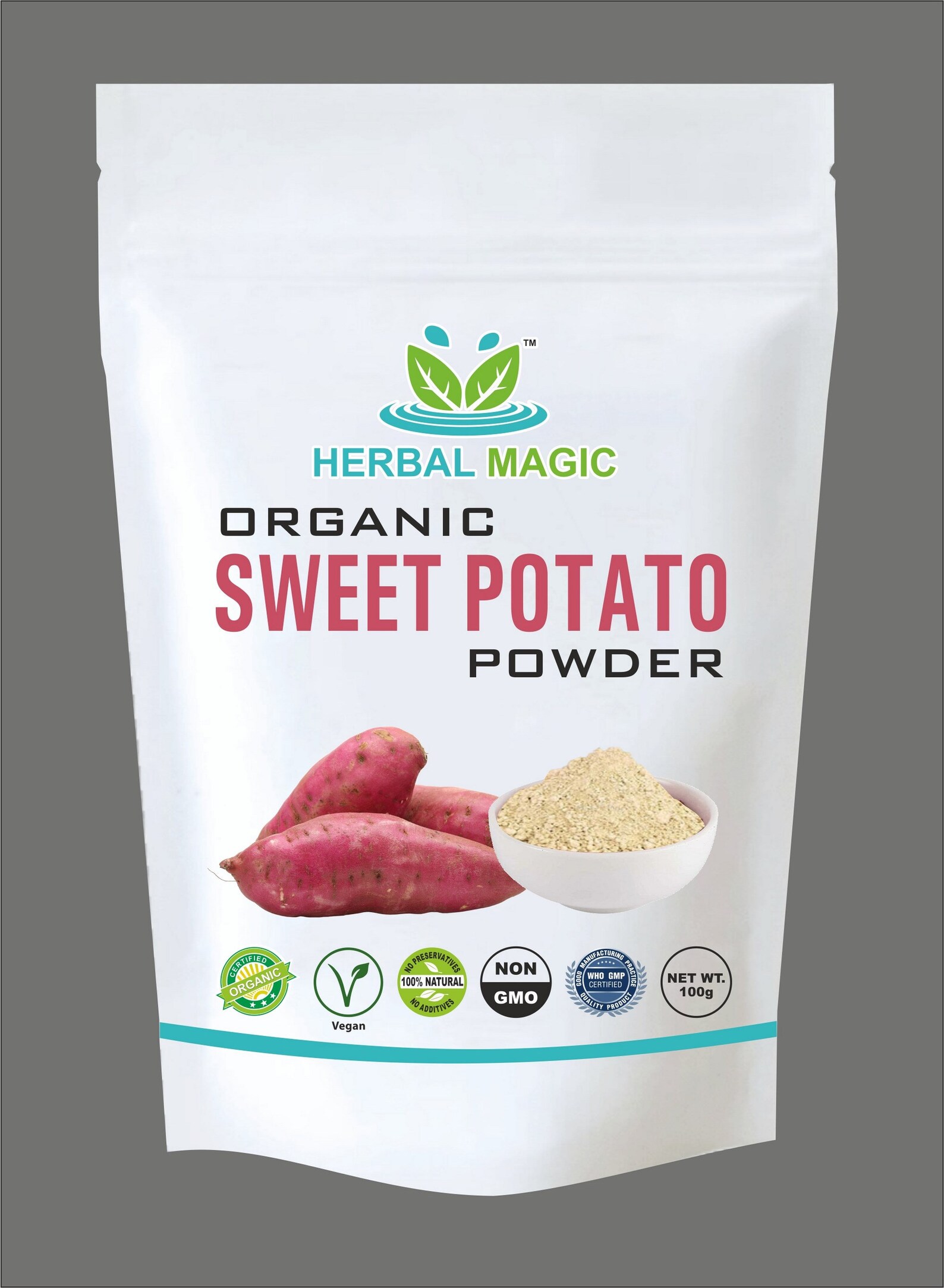 100g Certified Organic Sweet Potato Powder Vitamin A Etsy