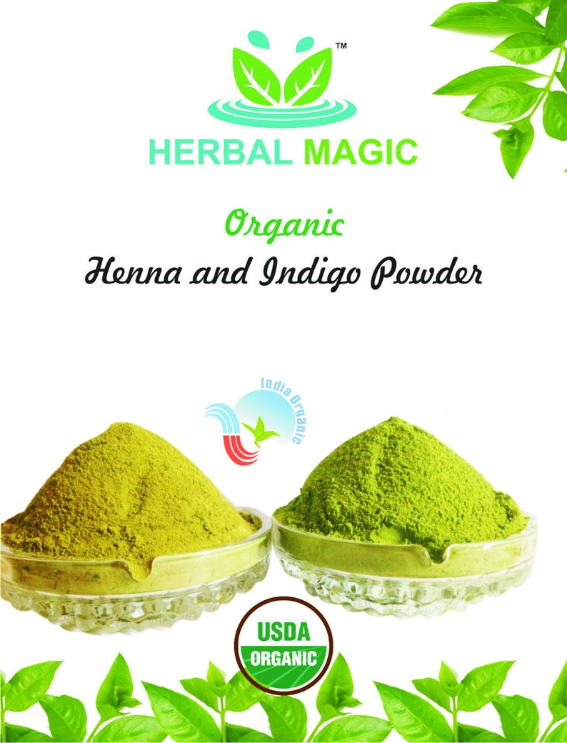 USDA Certified 100g organic Henna Powder 100g Organic INDIGO Etsy
