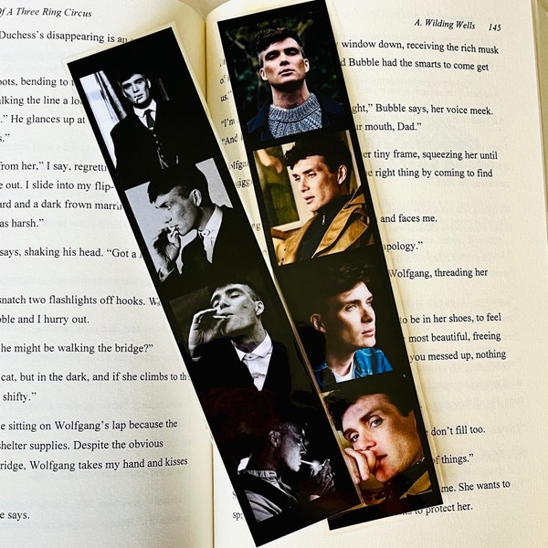 CILLIAN MURPHY Photostrip Bookmarks // Mini Wall Art