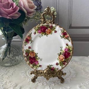 Royal Albert “Old Country Roses” Side Plates, Vintage Tea Plate, 6 Inch Tea Side Plate, Replacement China, English Bone China
