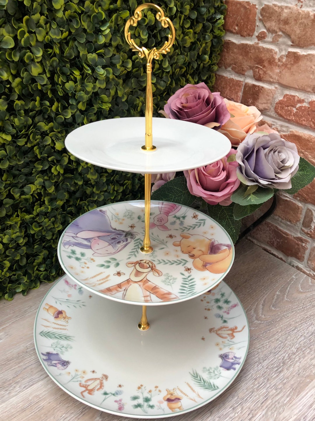 Winnie the Pooh Cake Stand Cute 3 Tier Stand Perfect for - Etsy