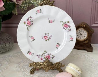 Plato vintage Paragon "Fragrance" de 18 cm para té y 18 cm para pan. Vajilla de repuesto. Vajilla vintage para Navidad, cumpleaños y té.