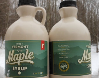 Pure Vermont Maple Syrup-Quart-2023