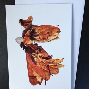 Faeries from Flowers, Art by Zella, 5X7 Fairy Note Cards with Envelopes, "Clairen"  Garden and Forest Fairies