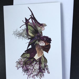 Fées de fleurs, Art de Zella, 5X7 Fairy Note Cards avec enveloppes, « Laquice » Jardin et fées de la forêt