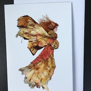 Fées de fleurs, Art de Zella, 5X7 Fairy Note Cards avec enveloppes, « Minerea » Jardin et fées forestières