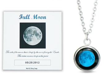 Moon Phase Necklace - Etsy