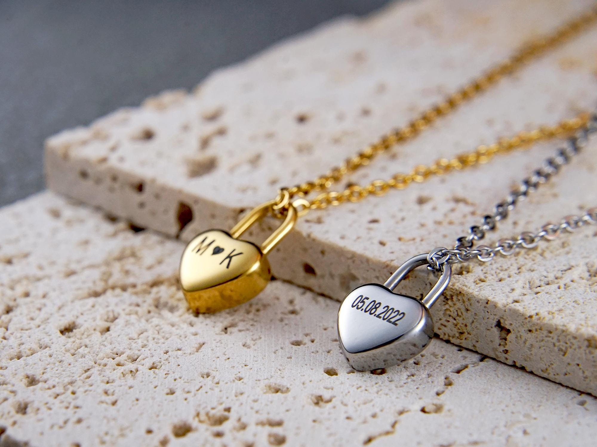 Love Lock Necklace - Etsy