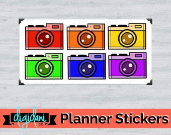 Digital Planner Sticker - CAMERAS