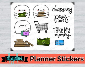 Digital Planner Sticker - SHOPAHOLIC