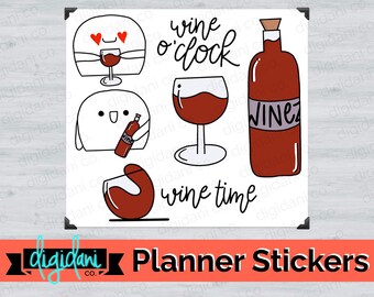 Digital Planner Sticker - WINE